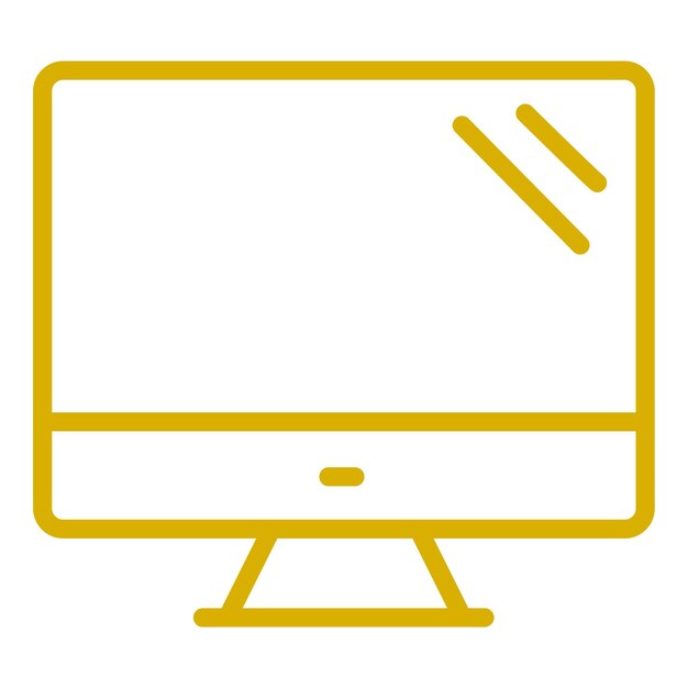 Diseño vectorial Estilo del icono LCD