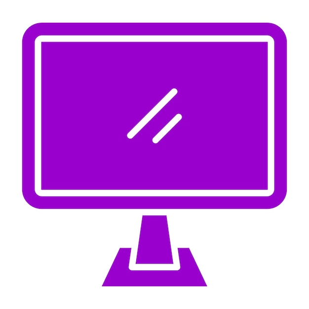 Diseño vectorial Estilo del icono LCD