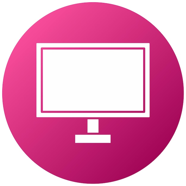 Diseño vectorial Estilo del icono LCD