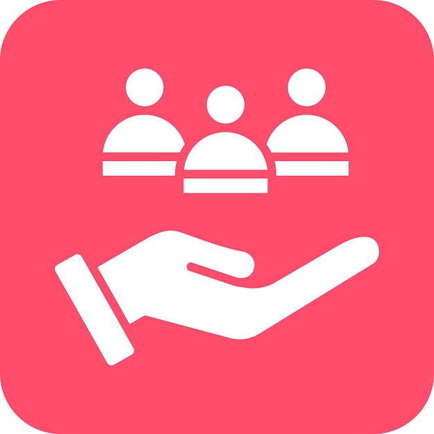 Diseño vectorial Estilo del icono de lealtad del cliente