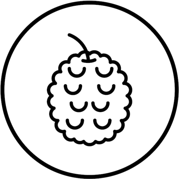 Diseño vectorial Estilo del icono de la lechuga