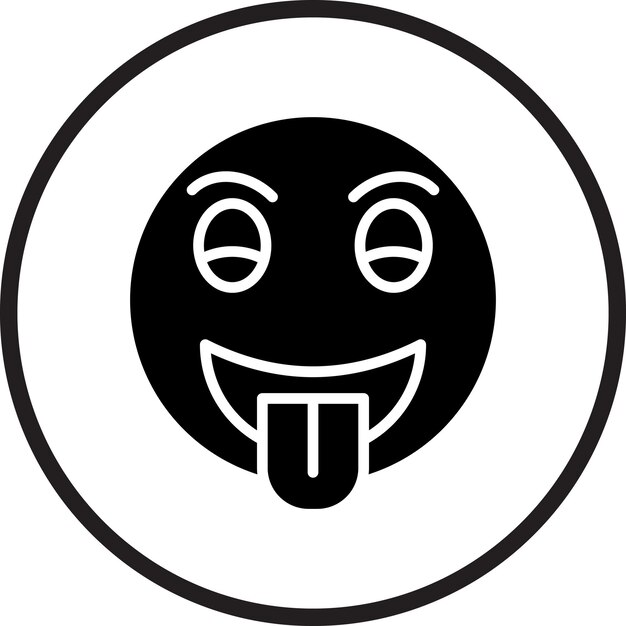 Diseño vectorial Estilo del icono de la lengua