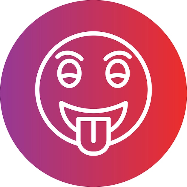 Diseño vectorial Estilo del icono de la lengua