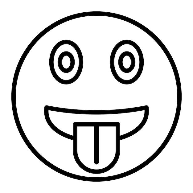 Diseño vectorial Estilo del icono de la lengua