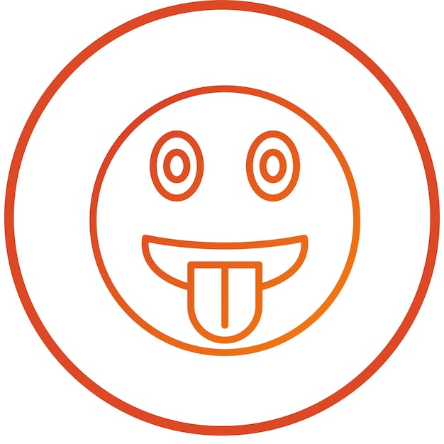 Diseño vectorial Estilo del icono de la lengua
