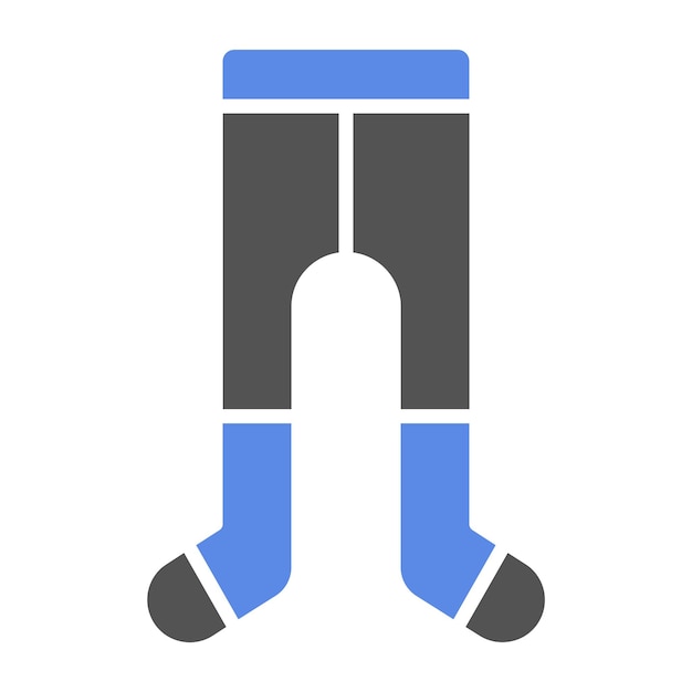 Diseño vectorial de estilo de icono de leotardo