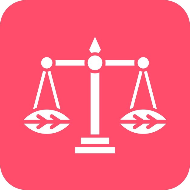 Diseño vectorial Estilo del icono de la ley ambiental