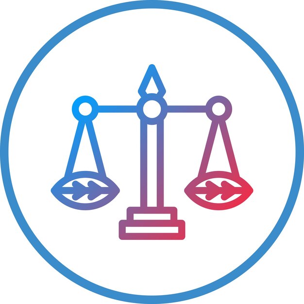 Diseño vectorial Estilo del icono de la ley ambiental