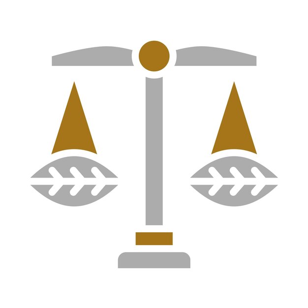 Diseño vectorial Estilo del icono de la ley ambiental