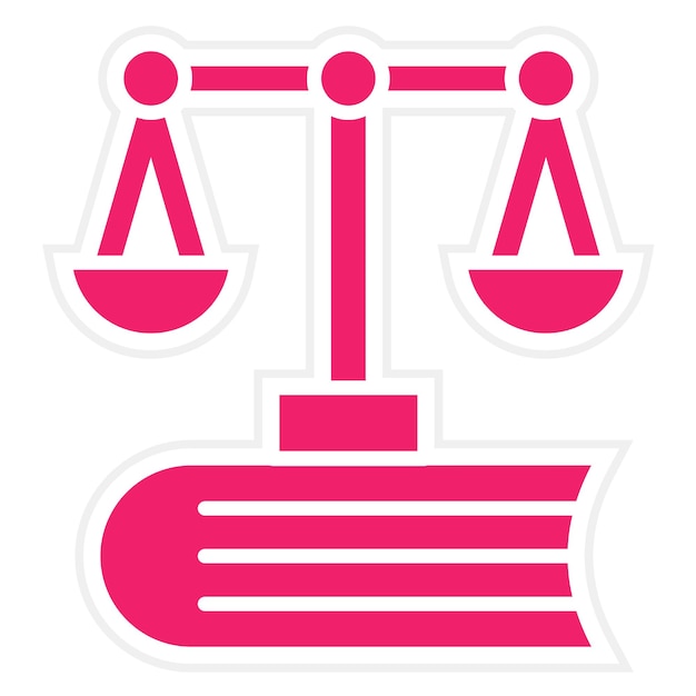 Diseño vectorial Estilo de icono de ley común
