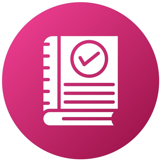 Diseño vectorial de estilo de icono de libro de almacenamiento