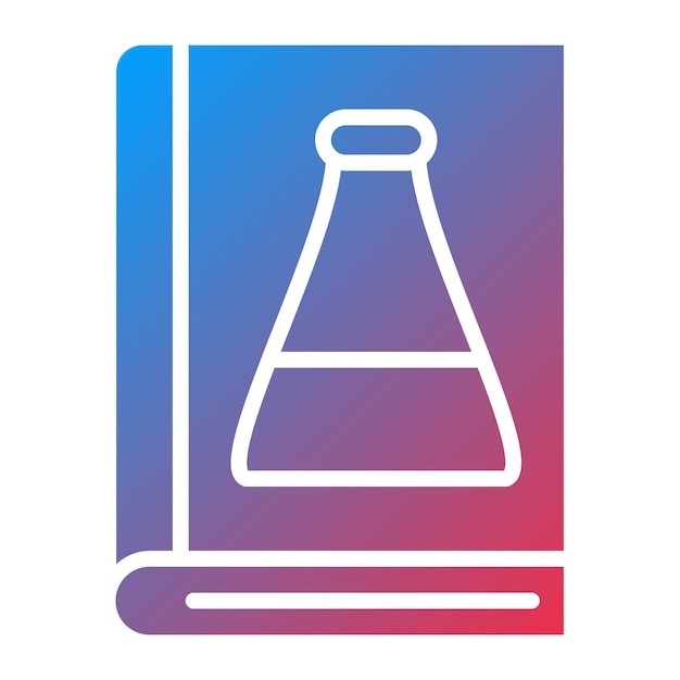 Diseño vectorial Estilo de icono de libro cerrado