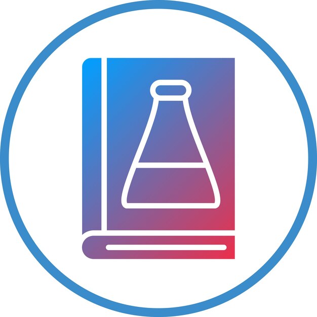 Diseño vectorial Estilo de icono de libro cerrado