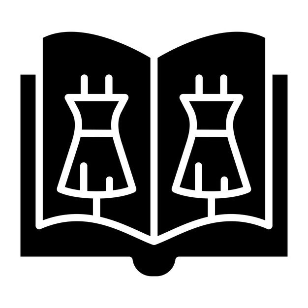 Diseño vectorial Estilo de icono de libro de moda