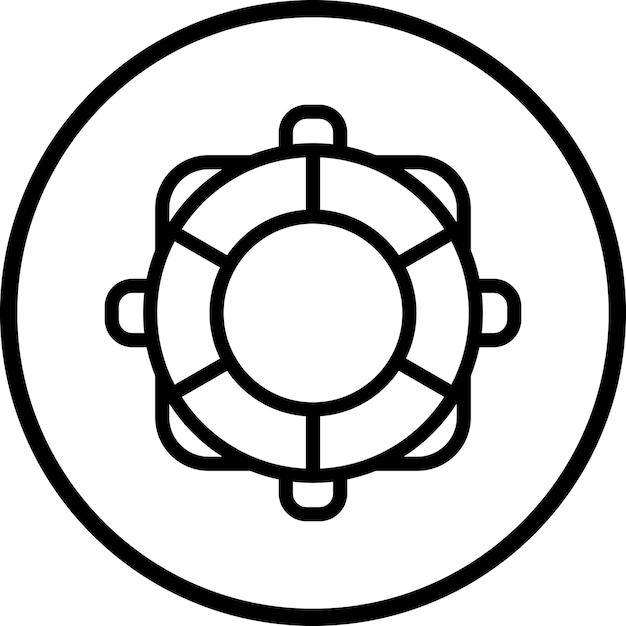 Diseño vectorial Estilo del icono Lifebuoy