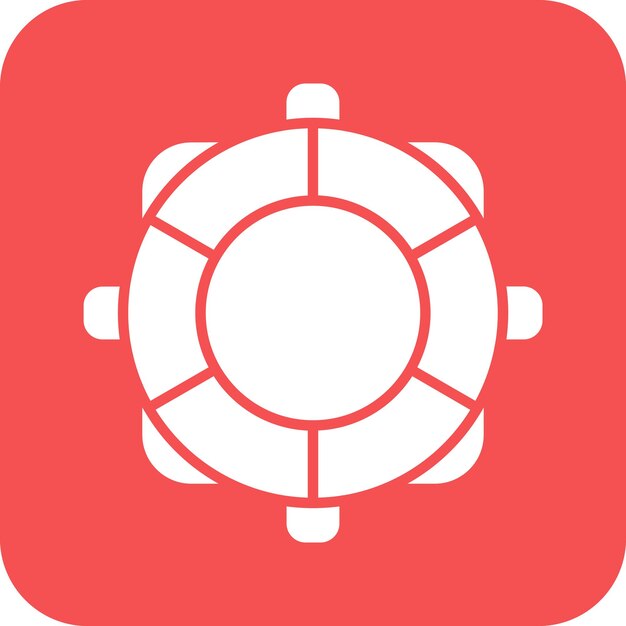Diseño vectorial Estilo del icono Lifebuoy