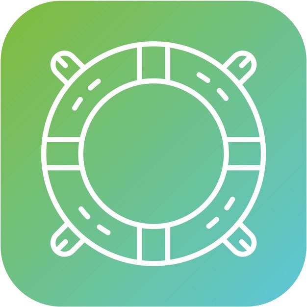 Diseño vectorial Estilo del icono Lifebuoy