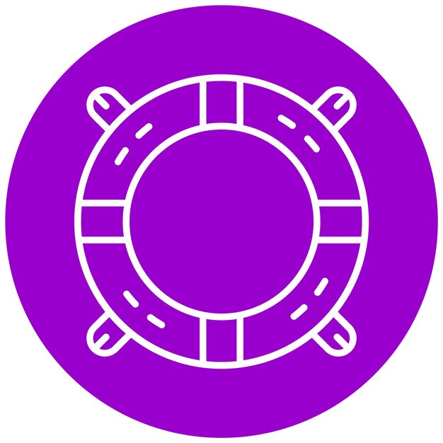 Diseño vectorial Estilo del icono Lifebuoy