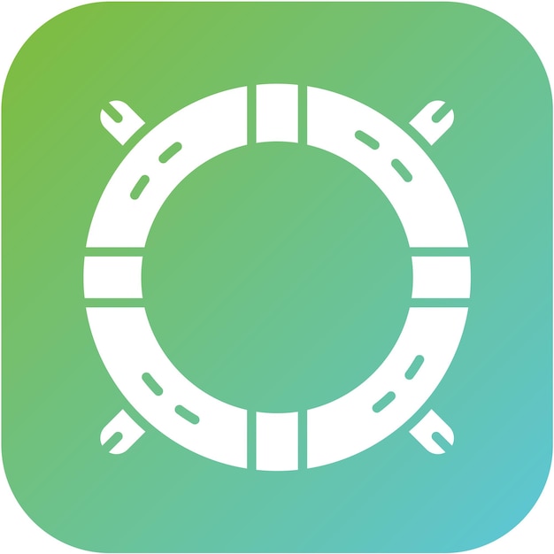 Diseño vectorial Estilo del icono Lifebuoy