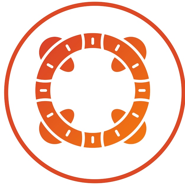 Diseño vectorial Estilo del icono Lifebuoy