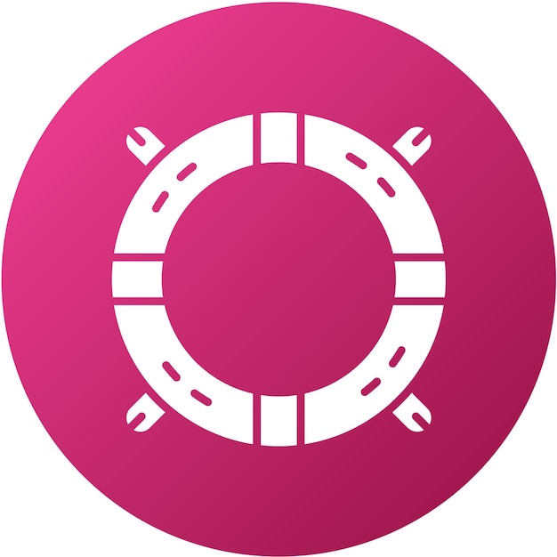Diseño vectorial Estilo del icono Lifebuoy