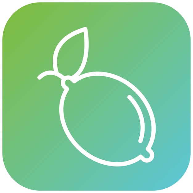 Diseño vectorial Estilo de icono de limón