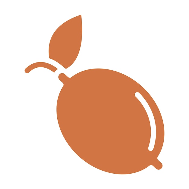 Diseño vectorial Estilo de icono de limón