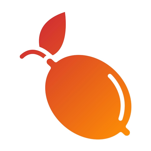 Diseño vectorial Estilo de icono de limón
