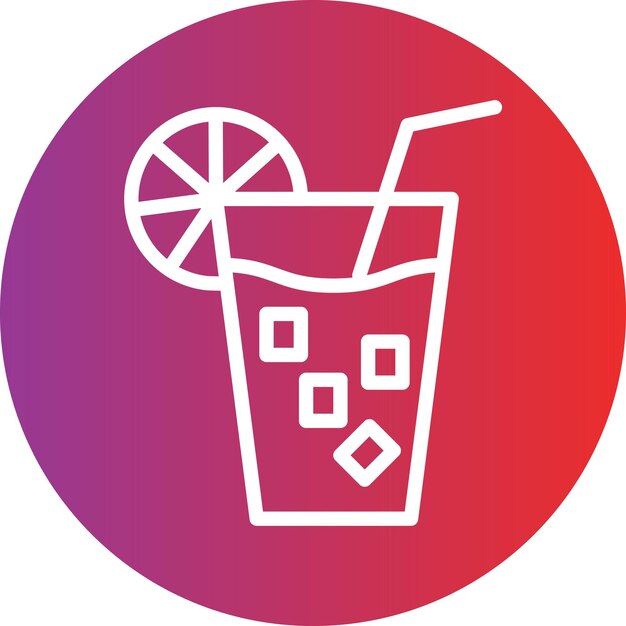 Diseño vectorial Estilo de icono de limonada