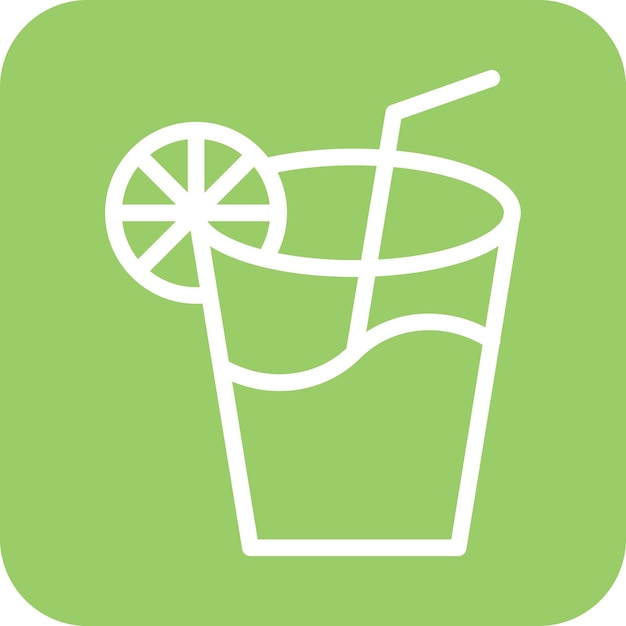 Diseño vectorial Estilo de icono de limonada