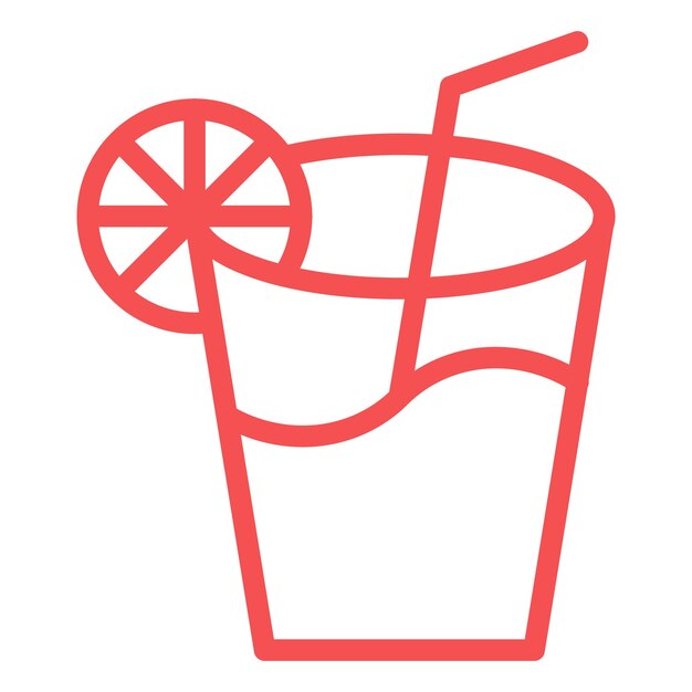 Diseño vectorial Estilo de icono de limonada