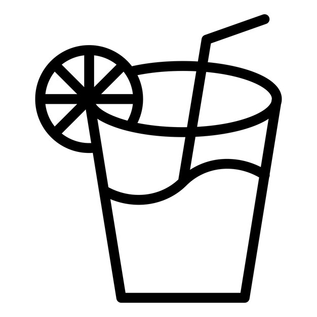 Diseño vectorial Estilo de icono de limonada