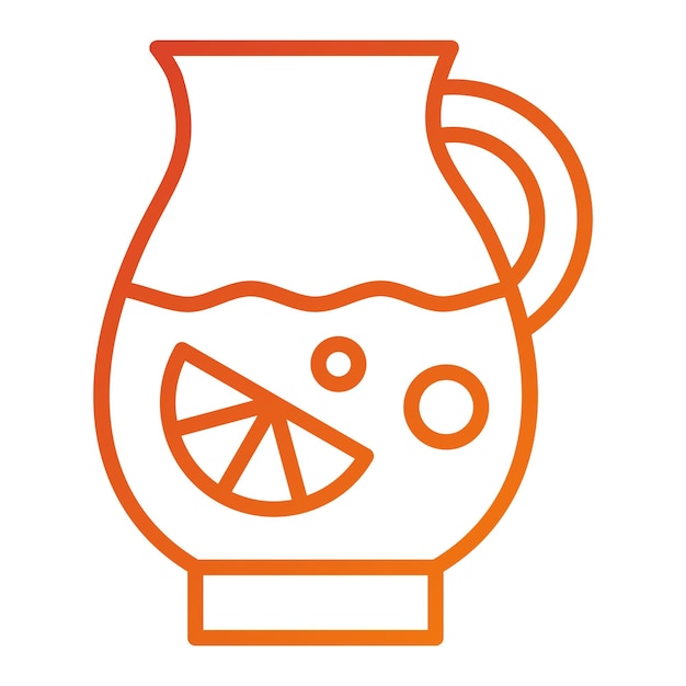Diseño vectorial Estilo de icono de limonada