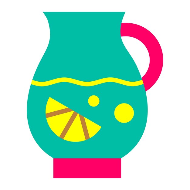 Diseño vectorial Estilo de icono de limonada