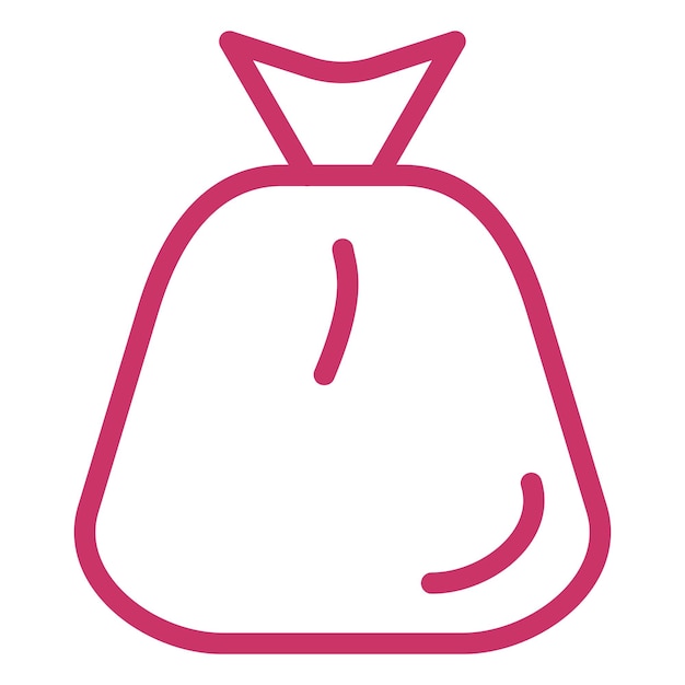 Diseño vectorial de estilo de icono de limpieza de basura
