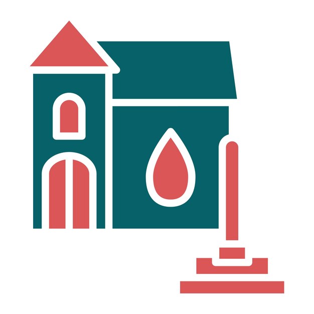 Diseño vectorial Estilo del icono de limpieza de daños por agua