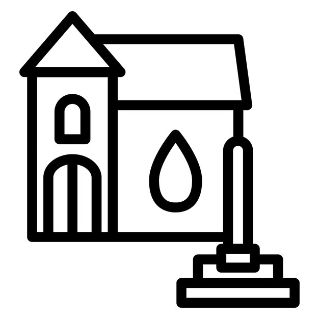 Diseño vectorial Estilo del icono de limpieza de daños por agua