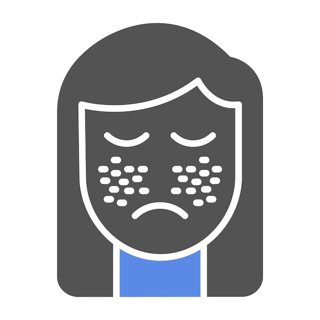 Diseño vectorial Estilo del icono de limpieza facial