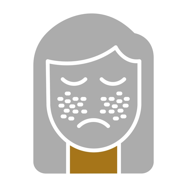 Diseño vectorial Estilo del icono de limpieza facial