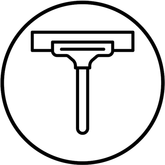 Diseño vectorial Estilo del icono de limpieza