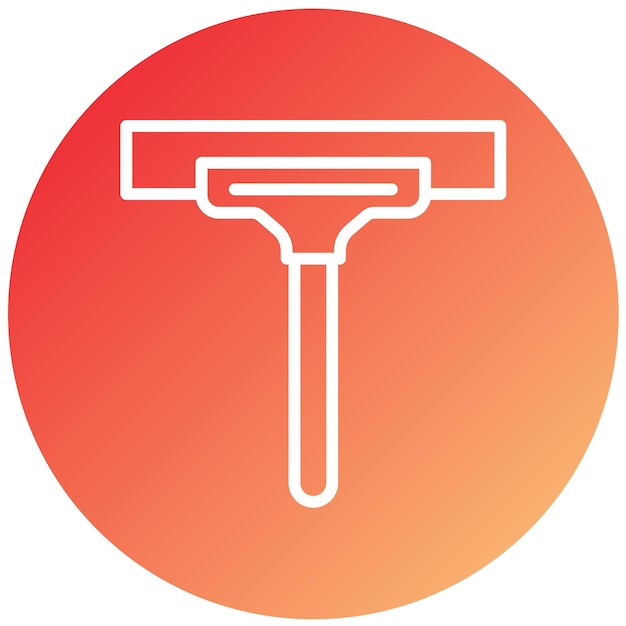 Diseño vectorial Estilo del icono de limpieza