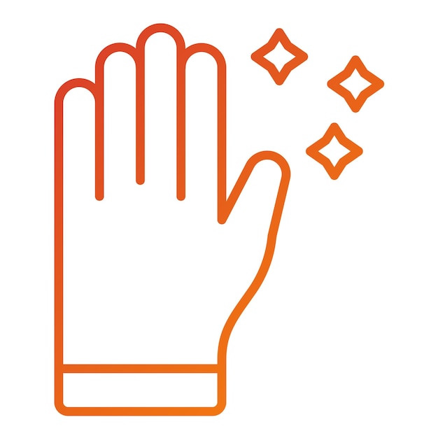 Diseño vectorial Estilo del icono de limpieza