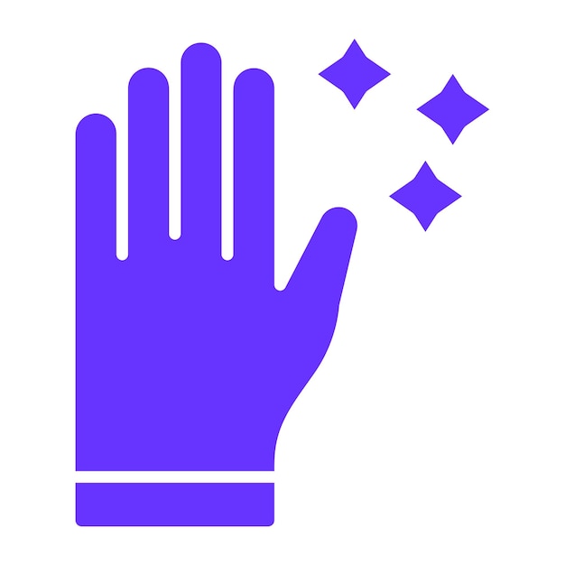 Diseño vectorial Estilo del icono de limpieza