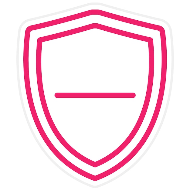 Diseño vectorial Estilo de icono de línea segura