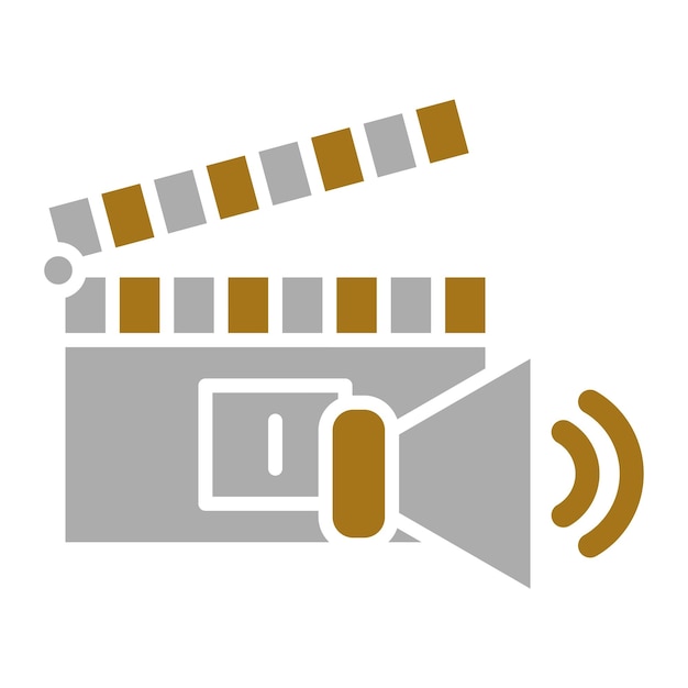 Diseño vectorial Estilo de icono de llamada de fundición