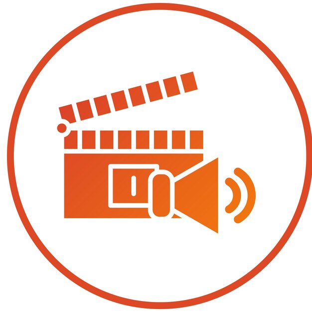 Diseño vectorial Estilo de icono de llamada de fundición