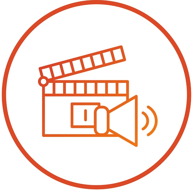 Diseño vectorial Estilo de icono de llamada de fundición
