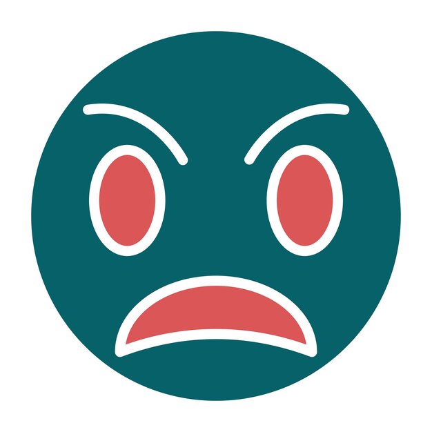 Diseño vectorial Estilo de icono loco
