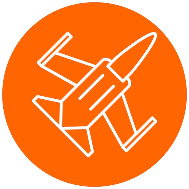Diseño vectorial Estilo del icono de lucha y vuelo
