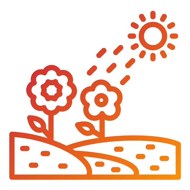 Diseño vectorial Estilo de icono de luminescencia animada